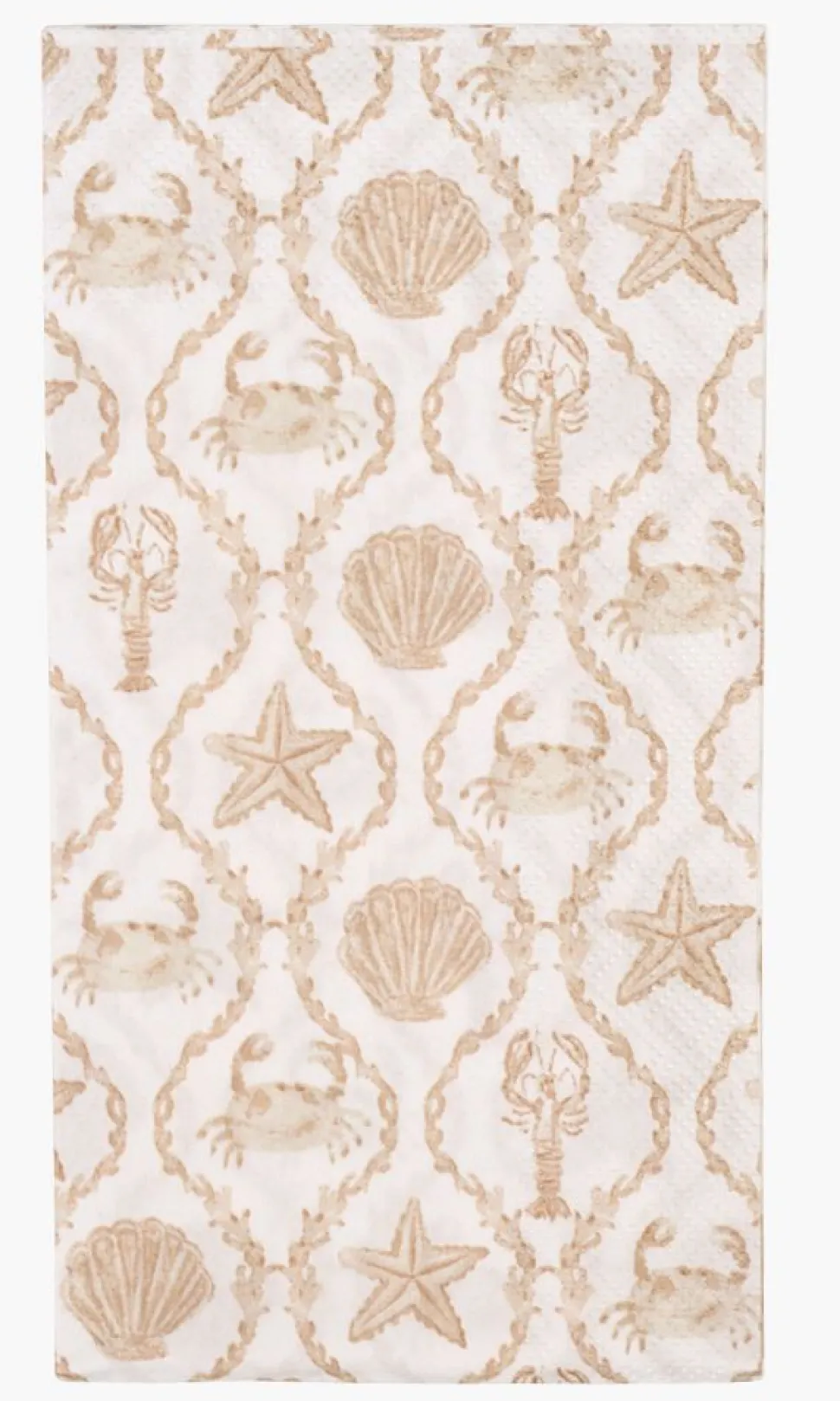 Buffet papirservietter beige - 33x42 cm