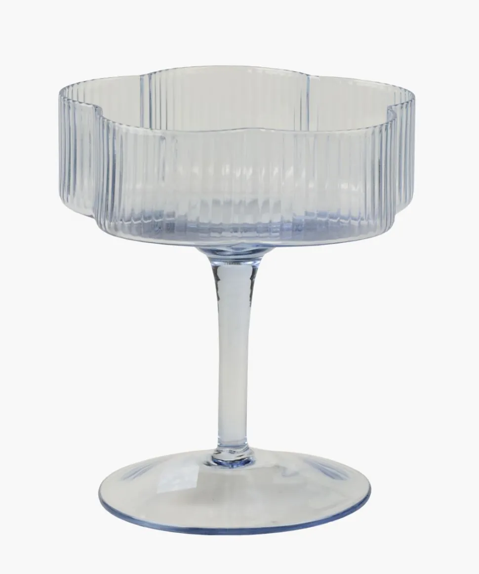 Cocktailglass blå - 170 ml