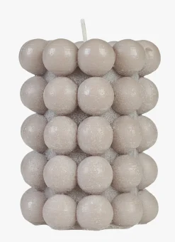 Dekorlys beige - 7,2x9,5 cm