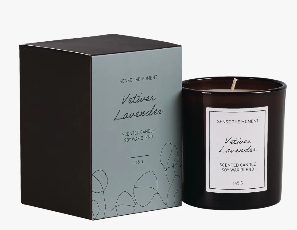 Duftlys gråblå - 145 g