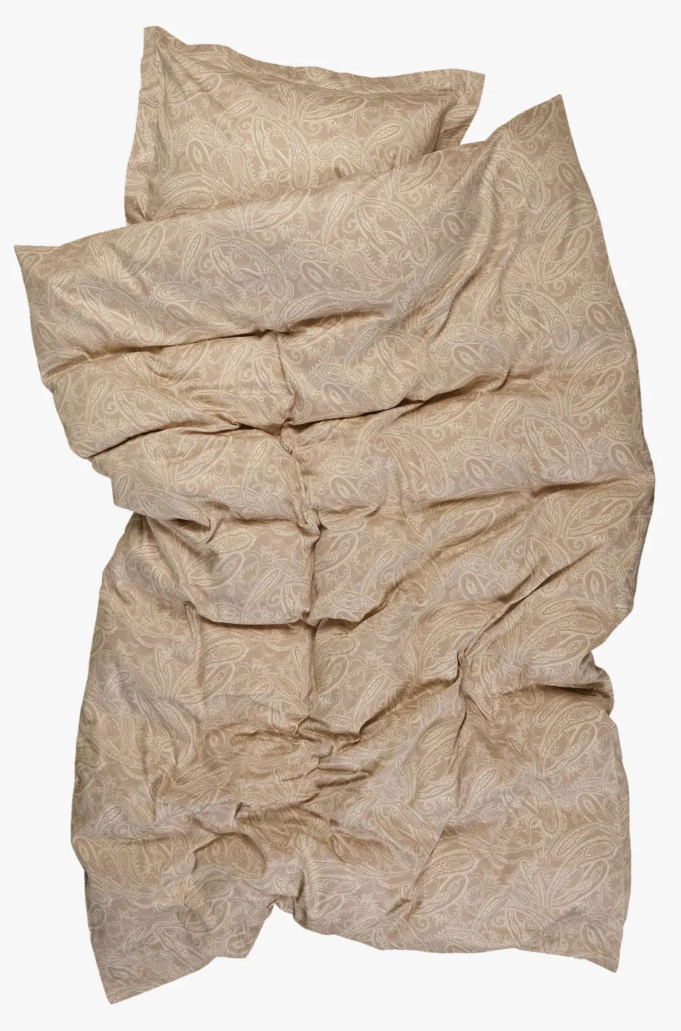 Egyptisk bomull sateng sengesett sand - 140x200 cm