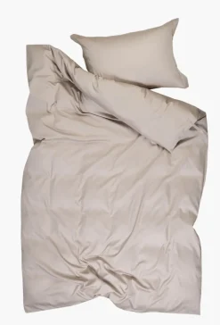 Egyptisk bomull sateng sengesett sand - 200x220 cm