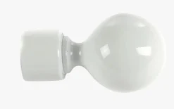 Endestykke 2pk hvit - 10/13 mm