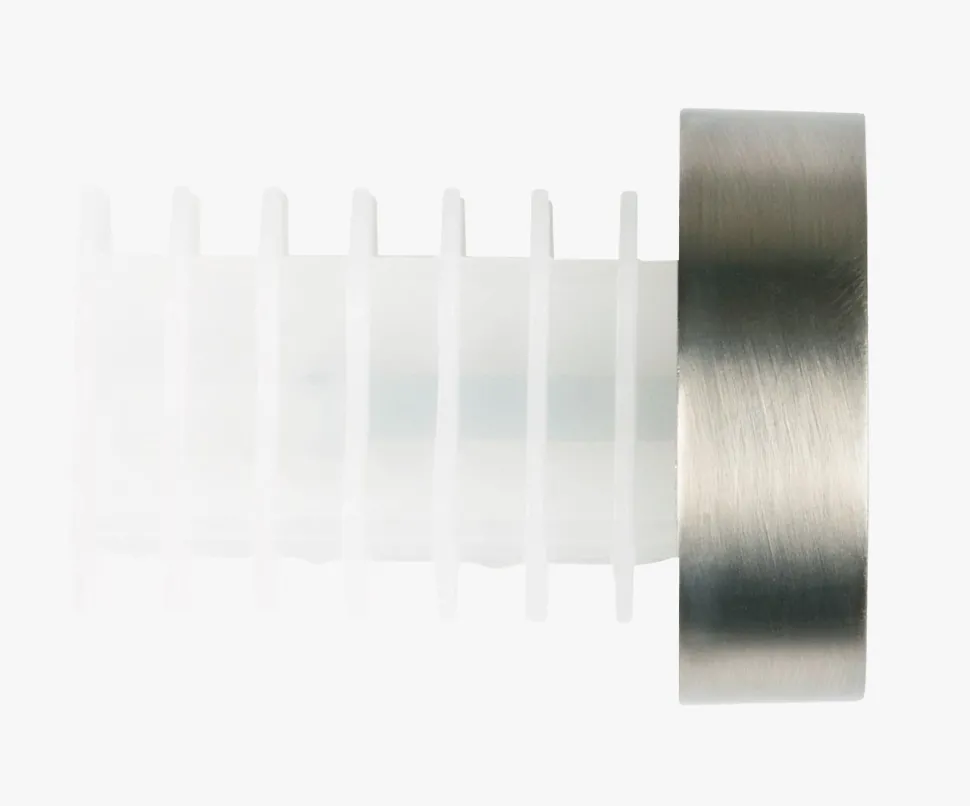 Endestykke 2pk stål - 22/25 mm