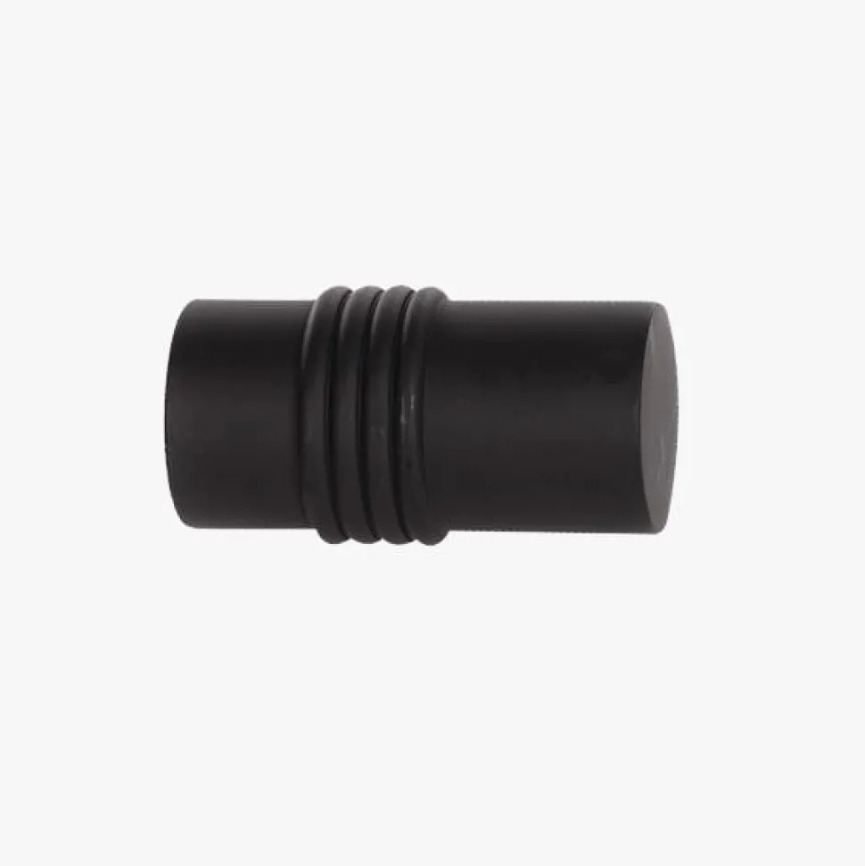 Endestykke 2pk svart - 16mm