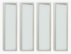 Etikettholder horisontal stål - 0,5x14,5x13 cm
