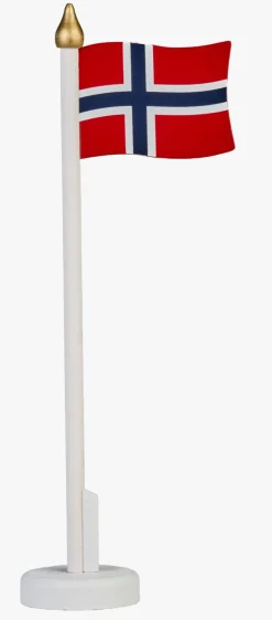 Flaggpynt multi rød - 26 cm