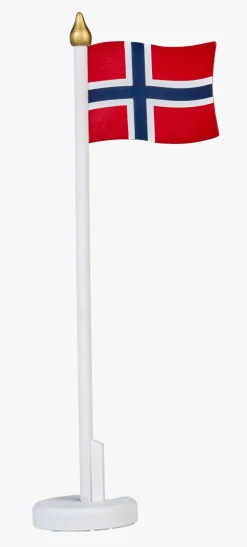 Flaggpynt multi rød - 26 cm