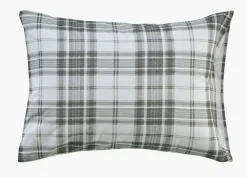 Flanell putevar olivengrønn - 50x70 cm