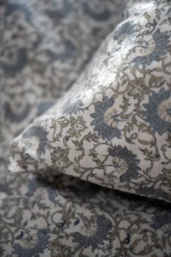 Flanell sengesett multi blå - 140x220 cm