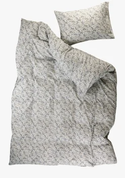 Flanell sengesett multi blå - 140x220 cm