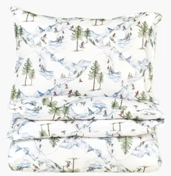 Flanell sengesett multi - 140x200 cm