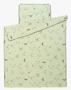 Flanell sengesett mintgrønn - 80x100 35x40cm