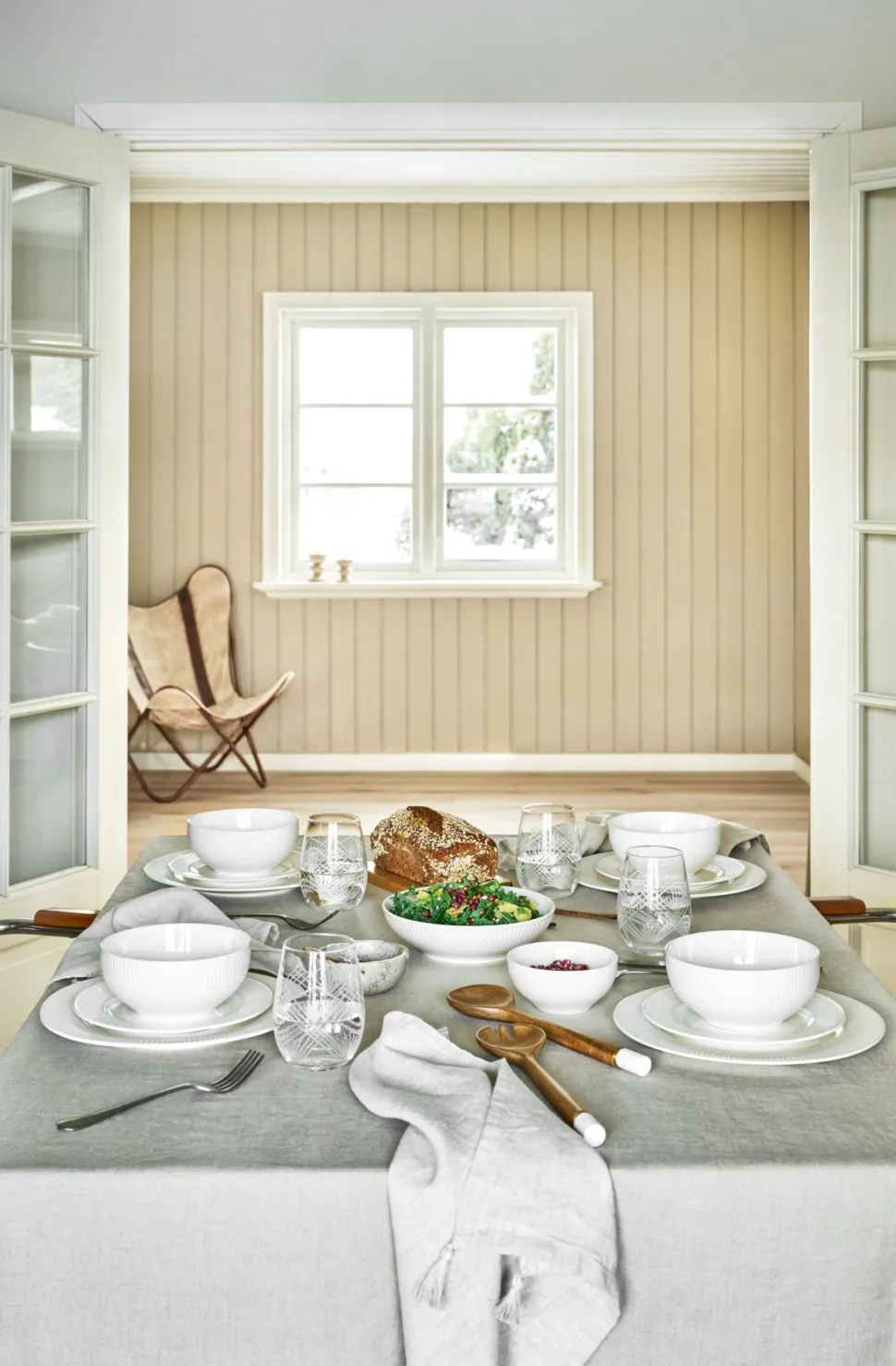 Frokosttallerken hvit - ø19,8