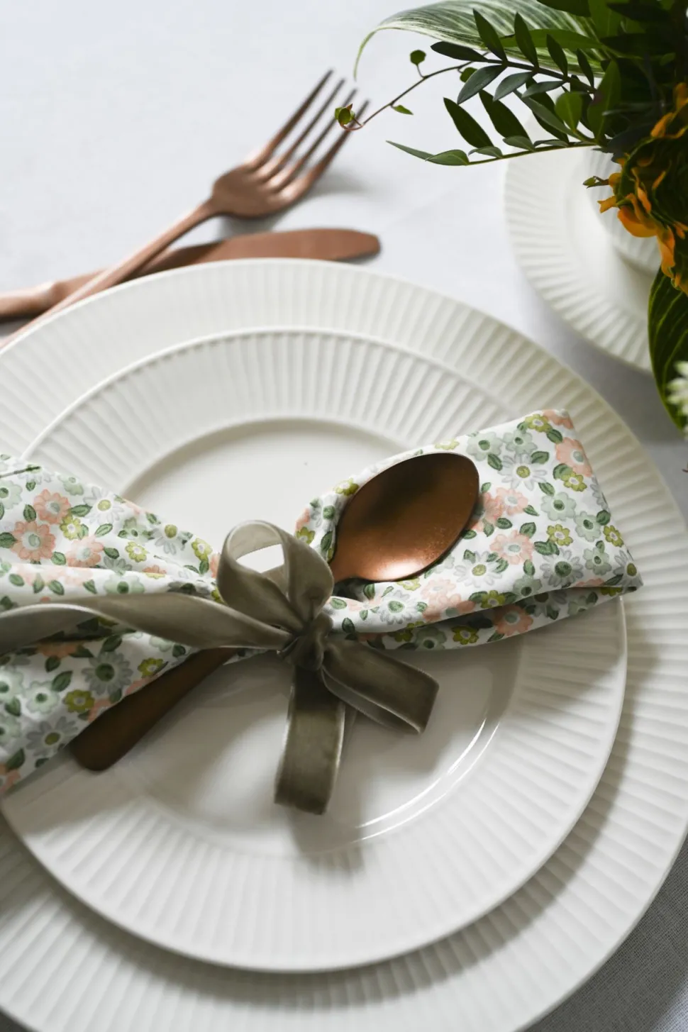 Frokosttallerken hvit - ø19,8