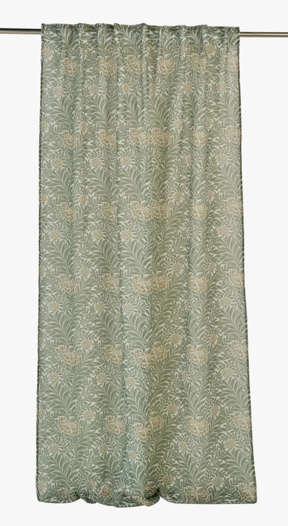 Gardin grønn - 135x220 cm