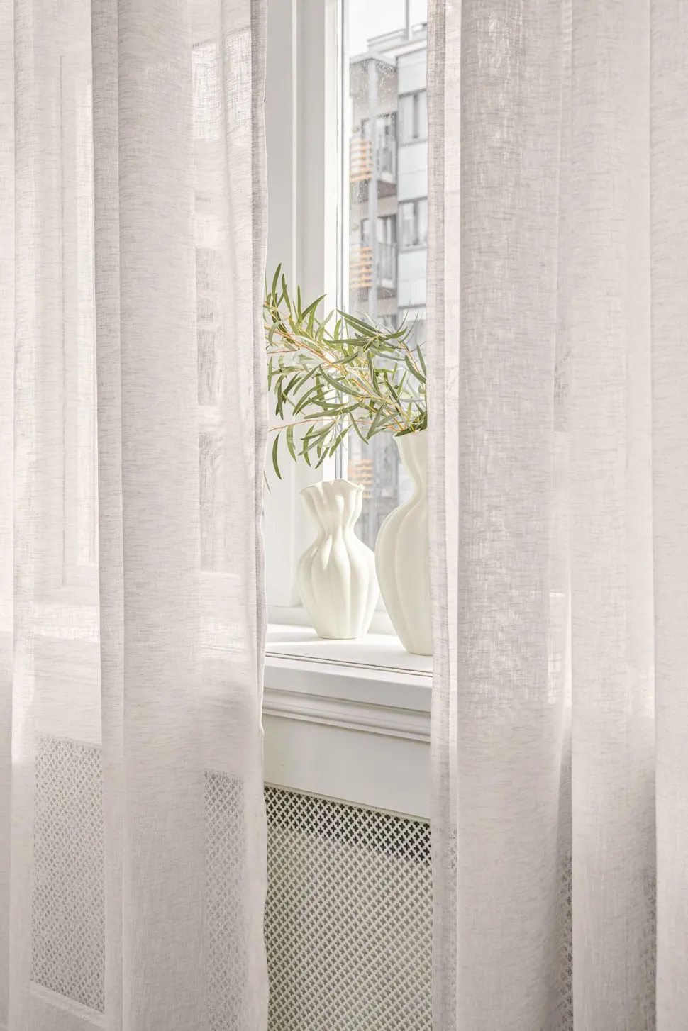 Gardin lys beige - 140x160 cm