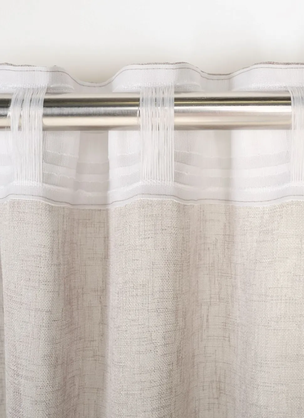 Gardin lys beige - 140x160 cm