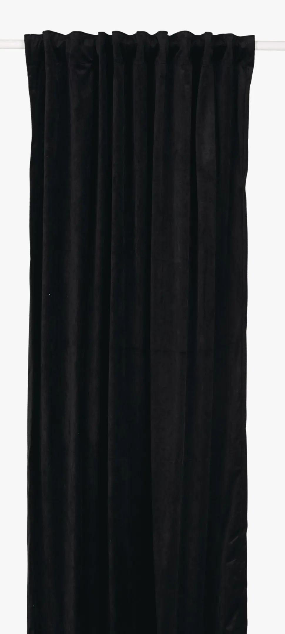 Gardin svart - 135x300 cm