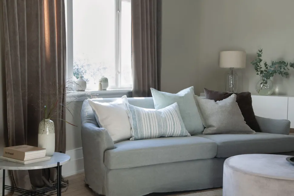 Gardin taupe - 135x220 cm