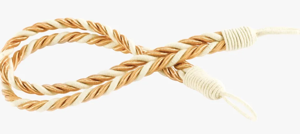 Gardinbånd beige - 65 cm
