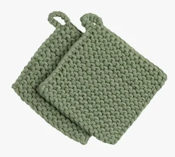 Gryteklut grønn - 19x19 cm