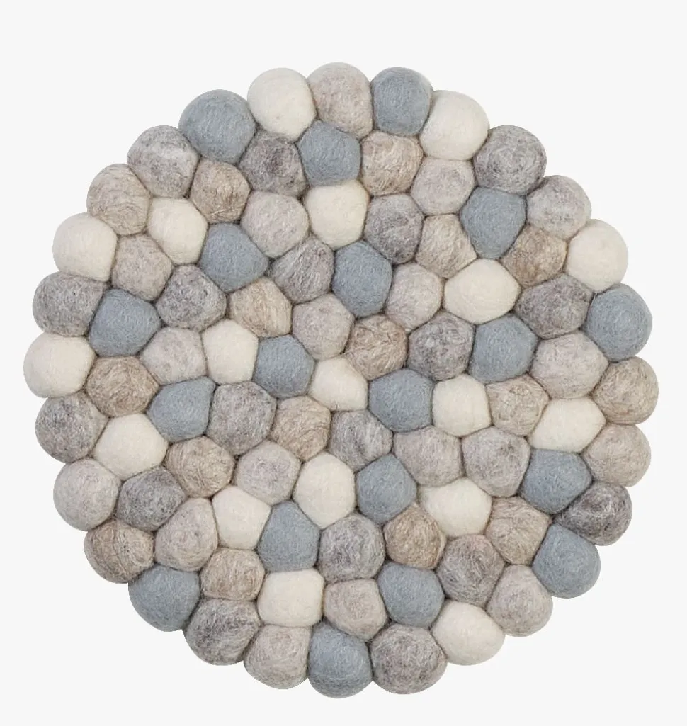 Gryteunderlag beige - ø22 cm