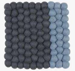 Gryteunderlag blå - 21x21 cm