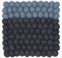Gryteunderlag blå - 21x21 cm