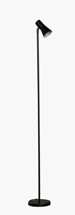 Gulvlampe svart - 20x17,5x140 cm