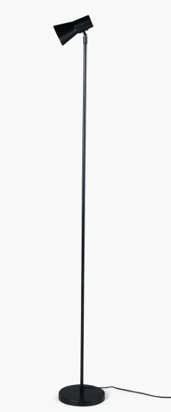 Gulvlampe svart - 20x17,5x140 cm
