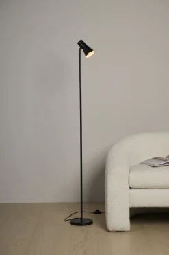 Gulvlampe svart - 20x17,5x140 cm