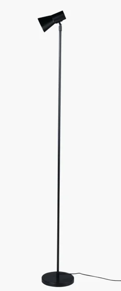 Gulvlampe svart - 20x17,5x140 cm