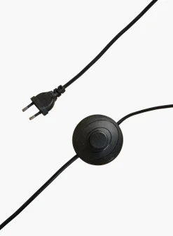 Gulvlampe svart - 20x17,5x140 cm