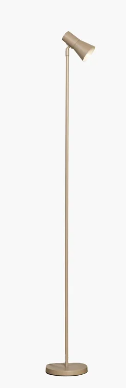 Gulvlampe taupe - 20x17,5x140 cm