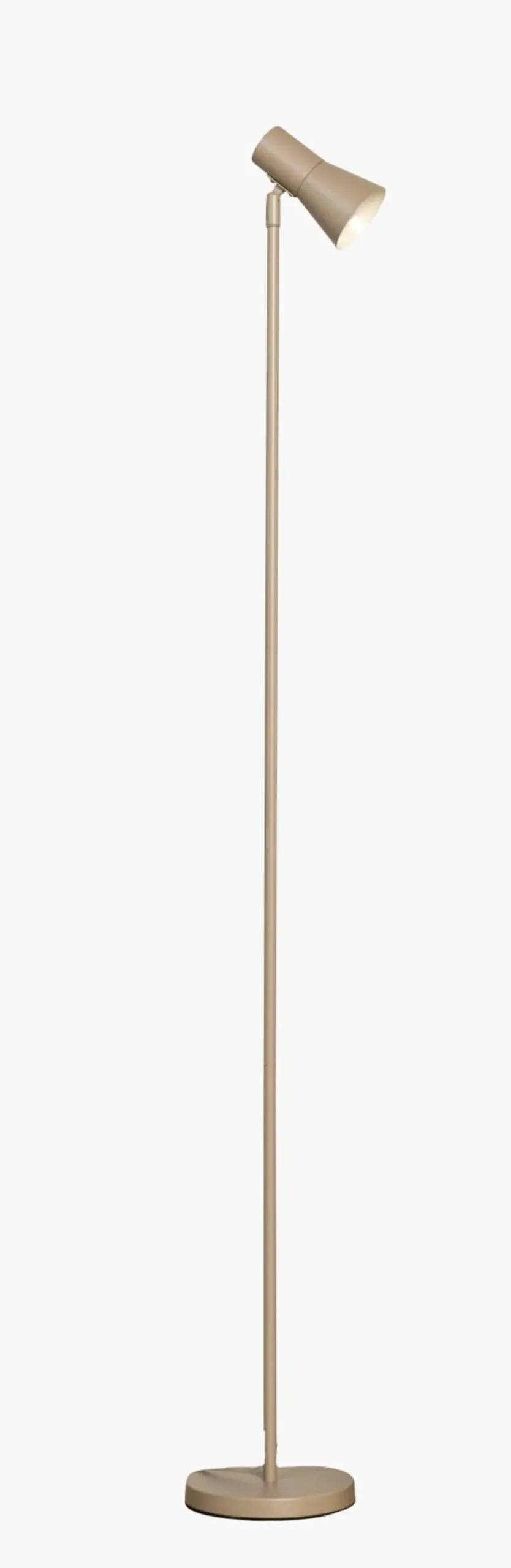 Gulvlampe taupe - 20x17,5x140 cm