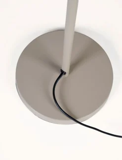 Gulvlampe taupe - 20x17,5x140 cm