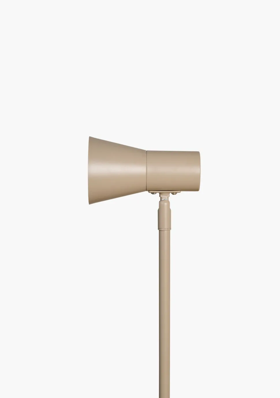 Gulvlampe taupe - 20x17,5x140 cm