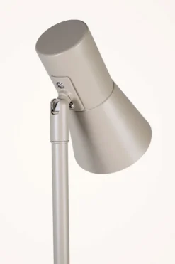 Gulvlampe taupe - 20x17,5x140 cm