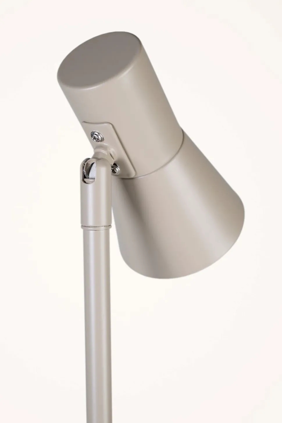 Gulvlampe taupe - 20x17,5x140 cm