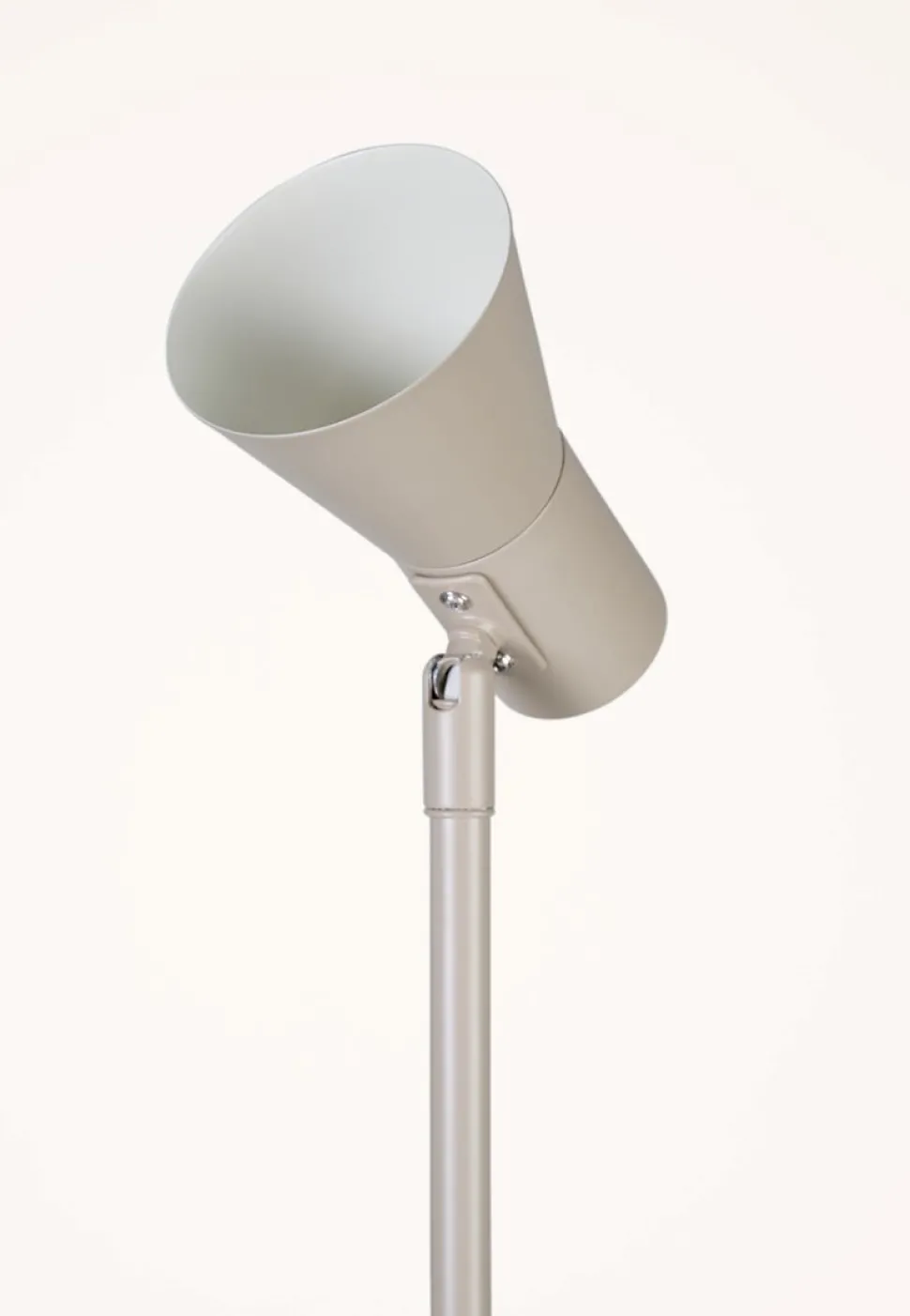 Gulvlampe taupe - 20x17,5x140 cm