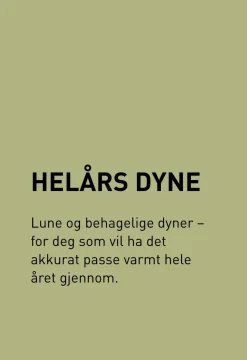 Helårs dundyne hvit - 140x200 cm