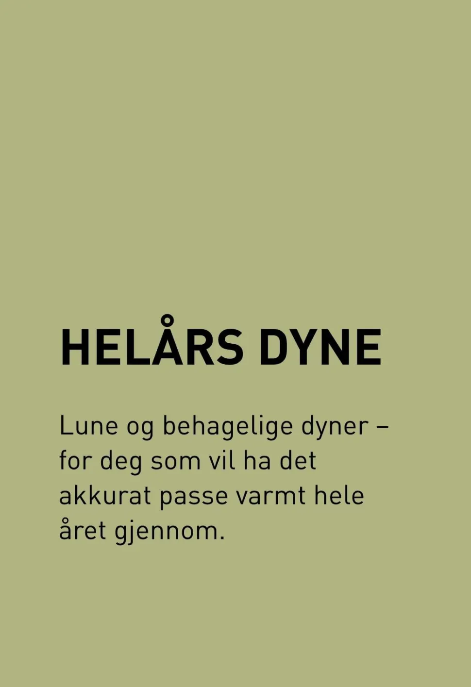 Helårs dundyne hvit - 140x200 cm