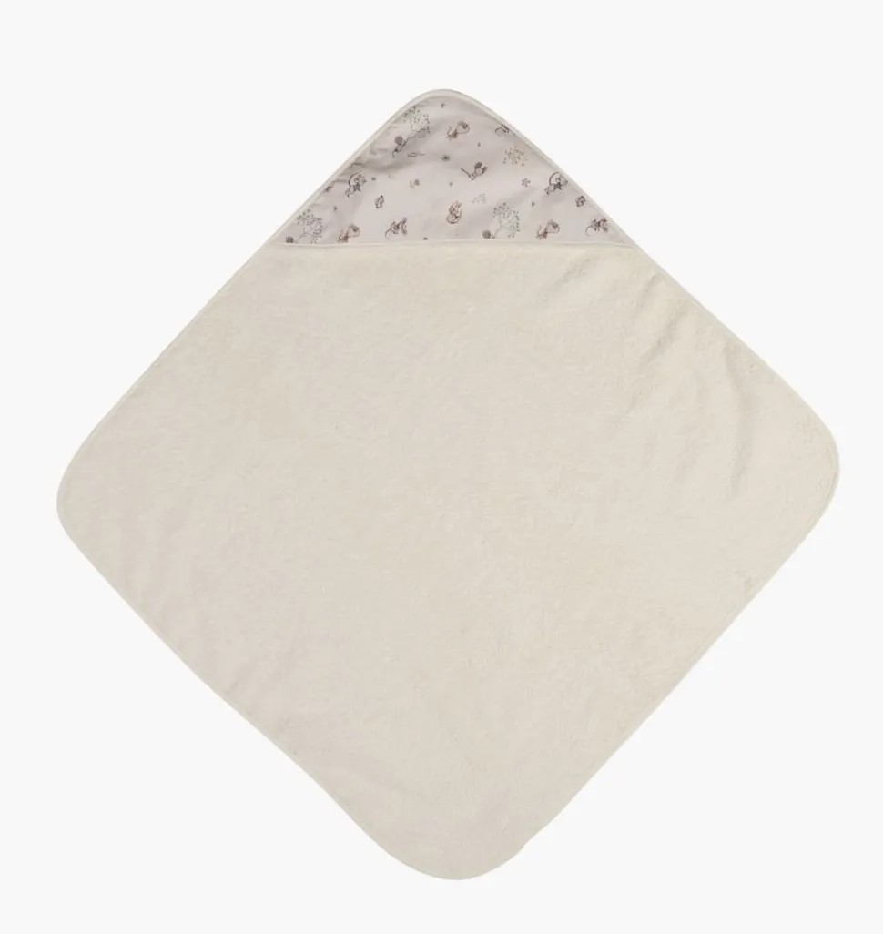 Hettehåndkle multi hvit - 75x75 cm