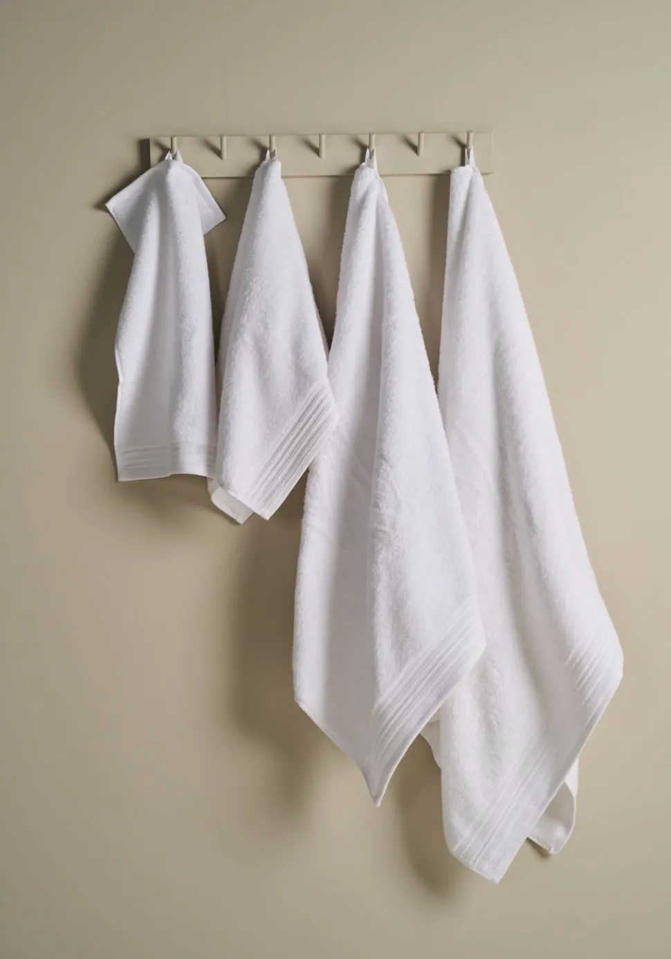 Håndkle hvit - 50x70 cm
