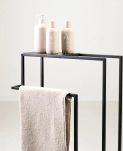 Håndkleholder svart - 45x75x23 cm