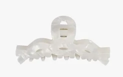 Hårklype offwhite - 3,8x5,1x4,5 cm