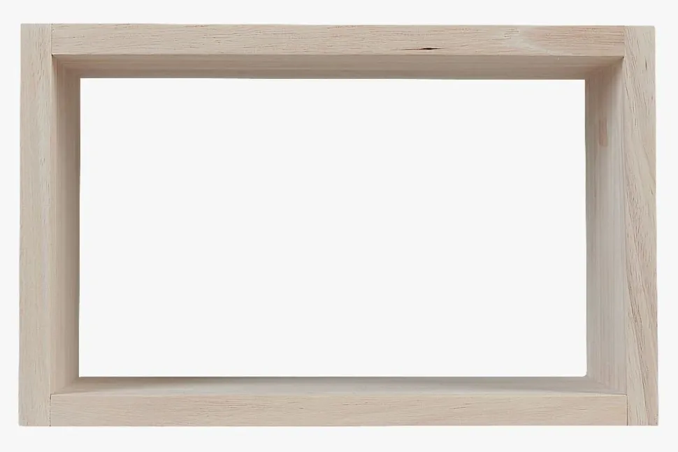 Hylle lys natur - 30x15x19 cm