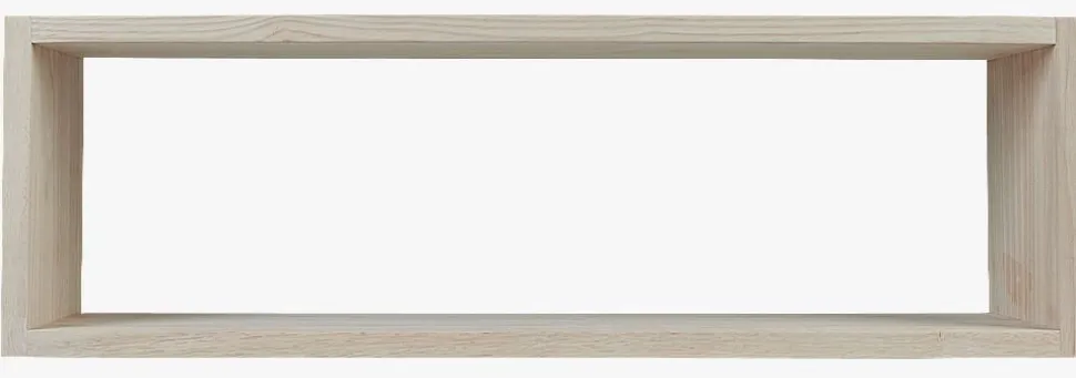Hylle lys natur - 30x15x19 cm