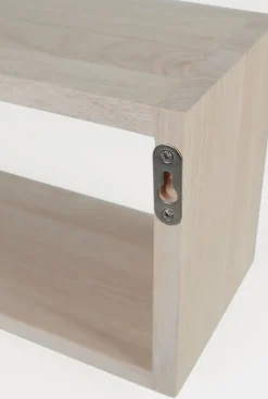 Hylle lys natur - 30x15x19 cm